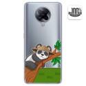Funda Gel Transparente para Xiaomi POCO F2 Pro diseño Panda Dibujos
