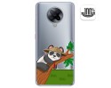 Funda Gel Transparente para Xiaomi POCO F2 Pro diseño Panda Dibujos