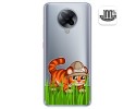 Funda Gel Transparente para Xiaomi POCO F2 Pro diseño Tigre Dibujos