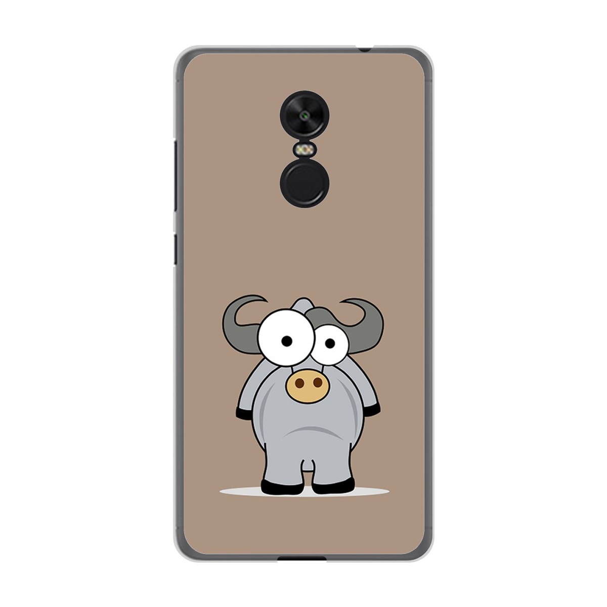 Funda Gel Tpu para Xiaomi Redmi Note 4X / Note 4 Version Global Diseño Toro Dibujos