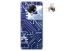 Funda Gel Tpu para Xiaomi POCO F2 Pro diseño Circuito Dibujos