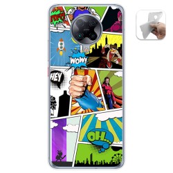 Funda Gel Tpu para Xiaomi POCO F2 Pro diseño Comic Dibujos