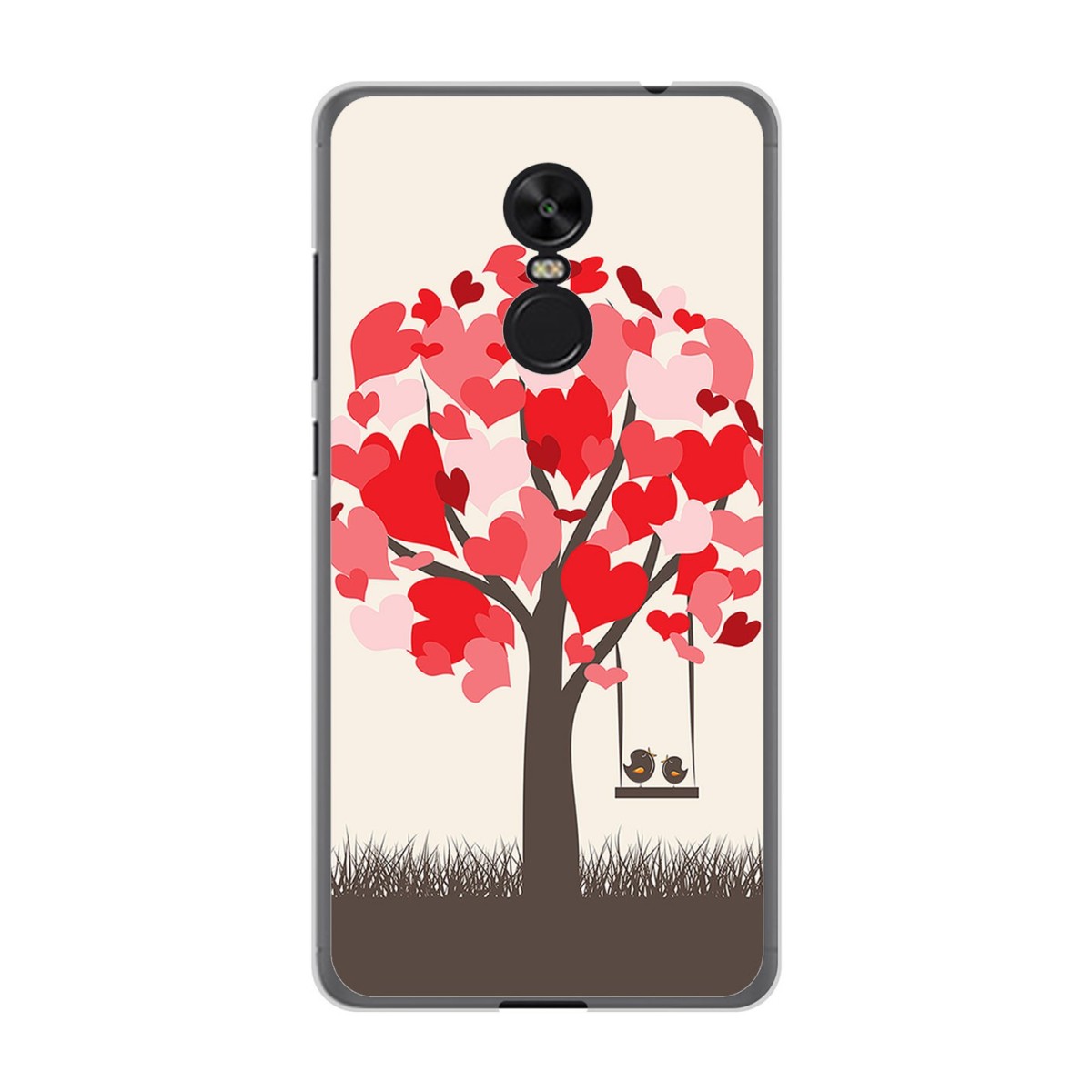 Funda Gel Tpu para Xiaomi Redmi Note 4X / Note 4 Version Global Diseño Pajaritos Dibujos