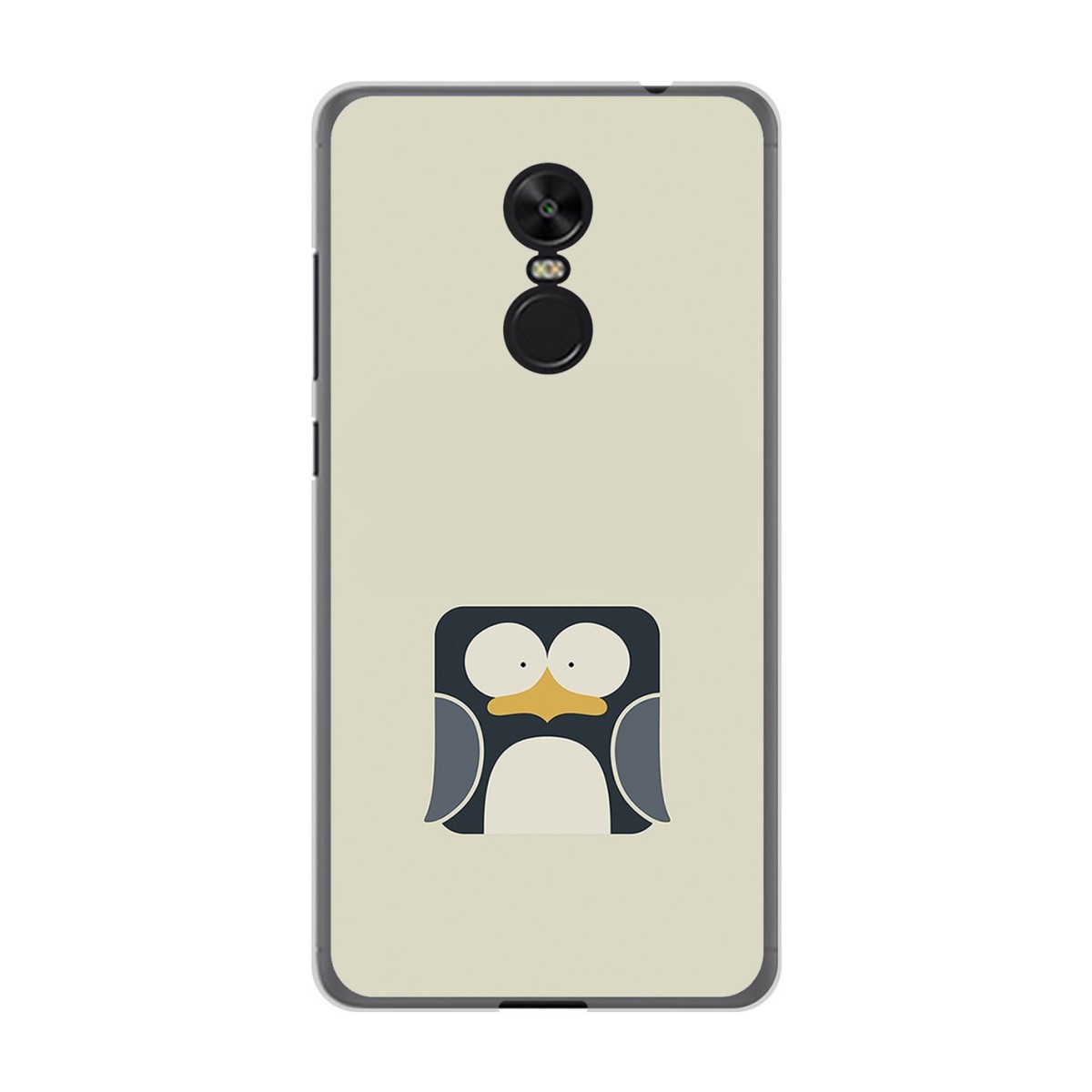 Funda Gel Tpu para Xiaomi Redmi Note 4X / Note 4 Version Global Diseño Pingüino Dibujos