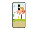 Funda Gel Tpu para Xiaomi Redmi Note 4X / Note 4 Version Global Diseño Primavera Dibujos