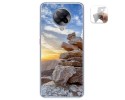 Funda Gel Tpu para Xiaomi POCO F2 Pro diseño Sunset Dibujos