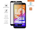 Protector Cristal Templado Completo 5D Full Glue Negro para Huawei Y5P Vidrio