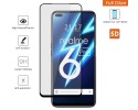 Protector Cristal Templado Completo 5D Full Glue Negro para Realme 6 Pro Vidrio