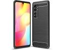 Funda Gel Tpu Tipo Carbon Negra para Xiaomi Mi Note 10 Lite