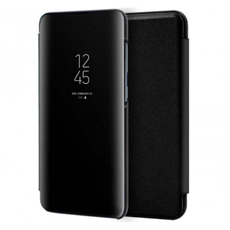 Funda Flip Cover Clear View para Xiaomi Mi 10 / Mi 10 Pro color Negra