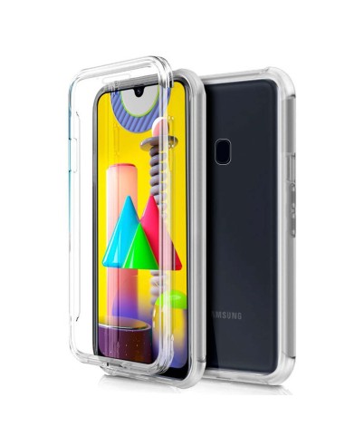 Funda Completa Transparente Pc + Tpu Full Body 360 para Samsung Galaxy M31