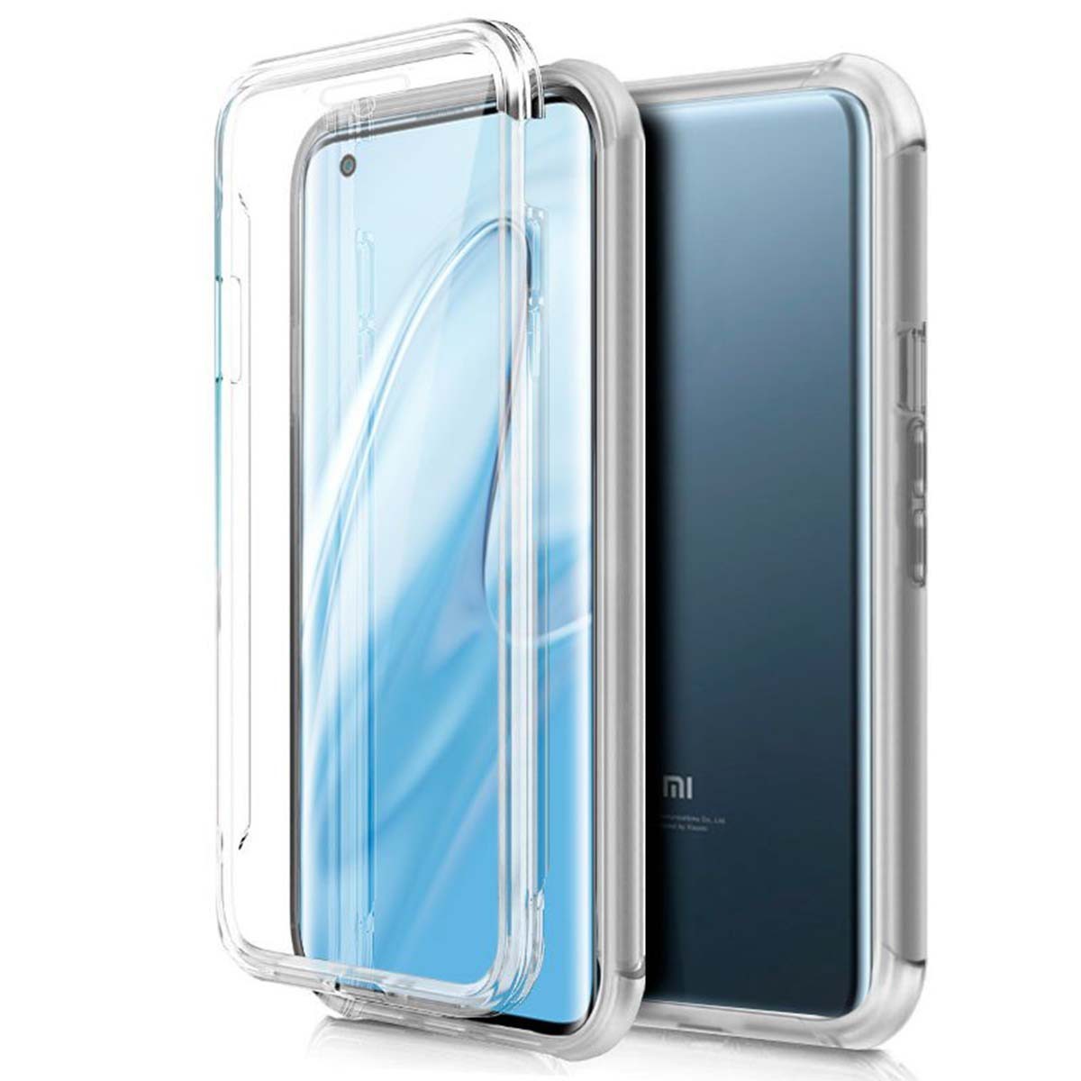 Funda Completa Transparente Pc + Tpu Full Body 360 para Xiaomi Mi 10 / Mi 10 Pro