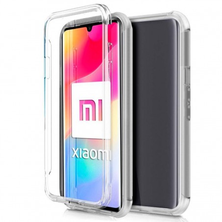 Funda Completa Transparente Pc + Tpu Full Body 360 para Xiaomi Mi Note 10 Lite