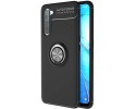Funda Magnetica Soporte con Anillo Giratorio 360 para Oppo Find X2 Lite Negra