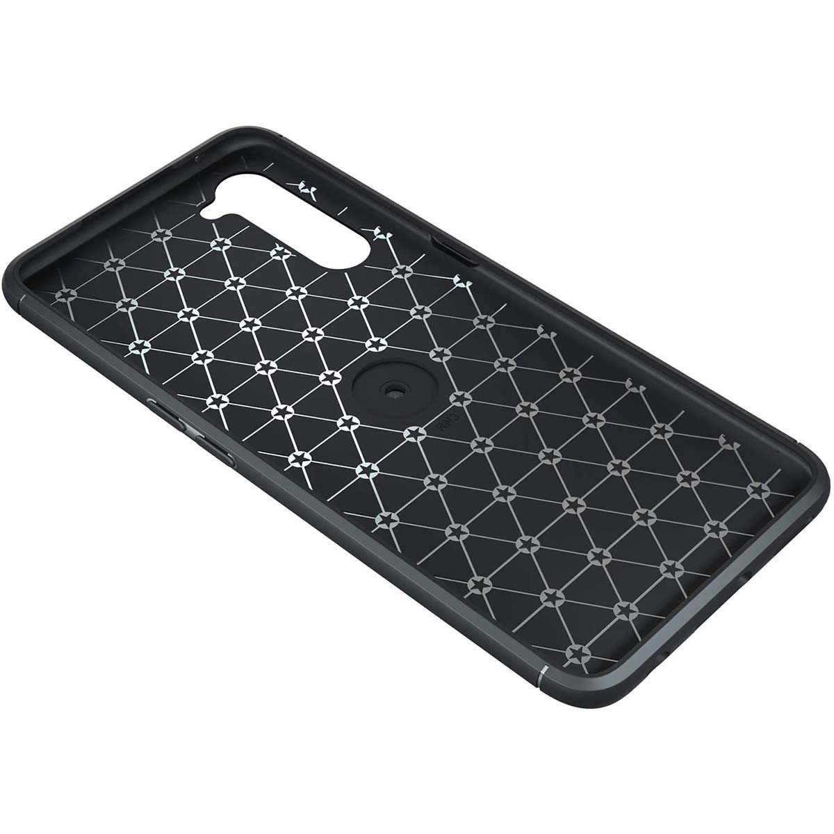 Funda Magnetica Soporte con Anillo Giratorio 360 para Oppo Find X2 Lite Negra