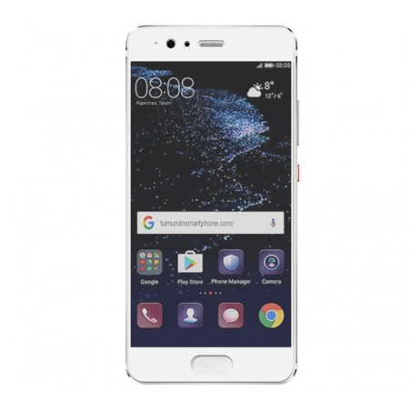 Protector Cristal Templado Frontal Completo Blanco para Huawei P10 Plus Vidrio