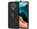 Funda Magnetica Soporte con Anillo Giratorio 360 para Xiaomi POCO F2 Pro Negra