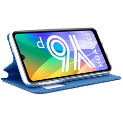 Funda Libro Soporte con Ventana para Huawei Y6p color Azul 2