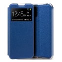 Funda Libro Soporte con Ventana para Xiaomi Mi 10 Lite color Azul