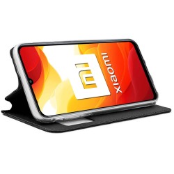 Funda Libro Soporte con Ventana para Xiaomi Mi 10 Lite color Negra 2