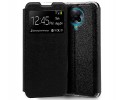 Funda Libro Soporte con Ventana para Xiaomi POCO F2 Pro color Negra