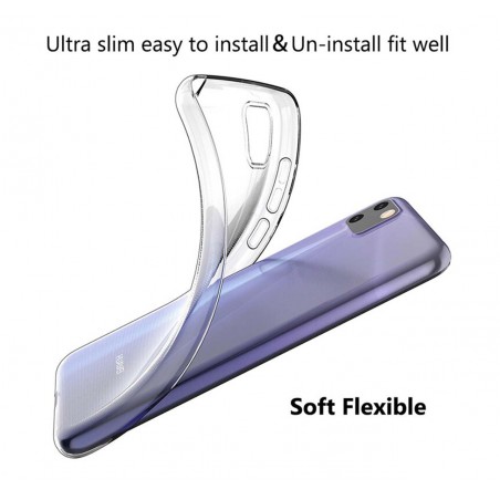 Funda Silicona Gel TPU Transparente para Huawei Y5p