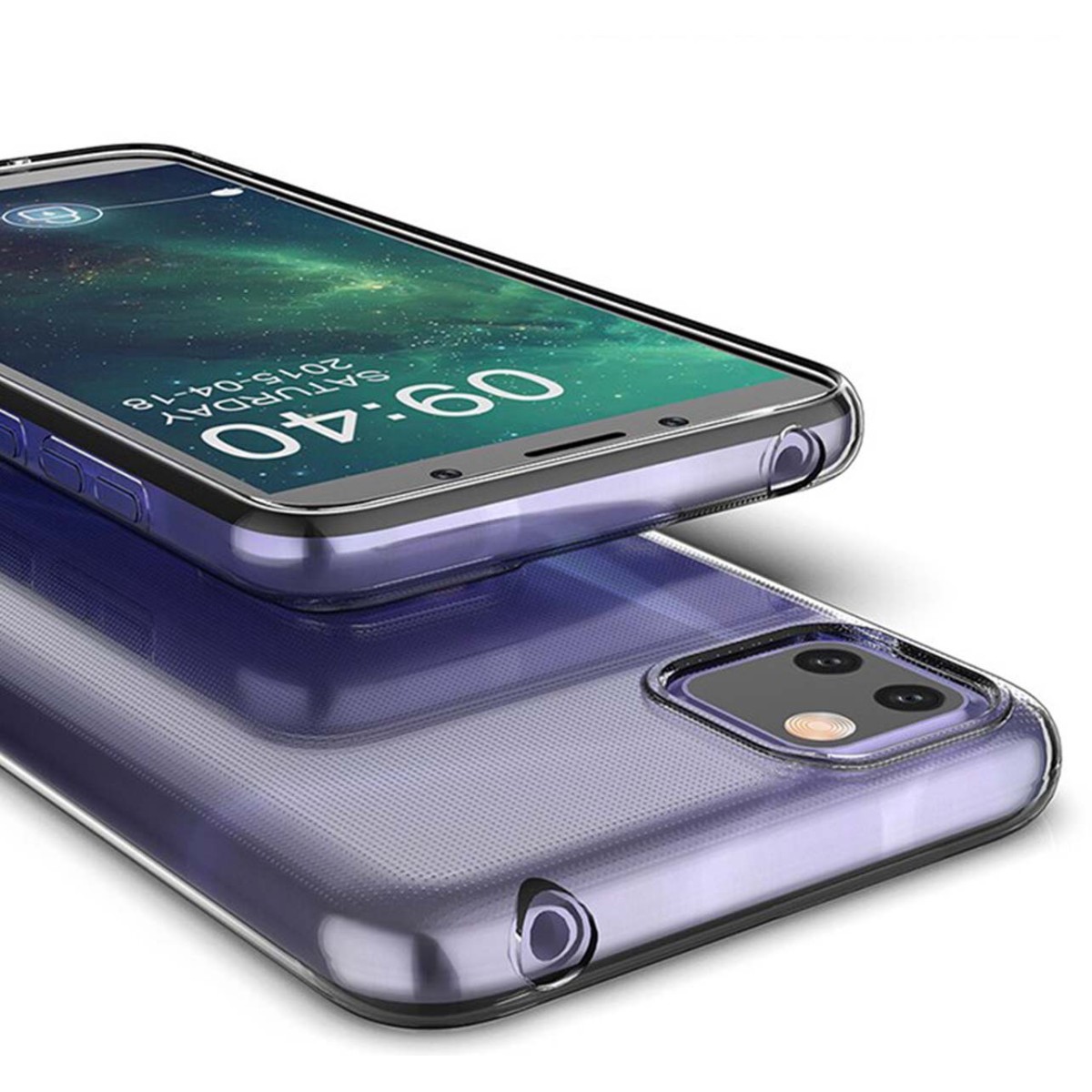 Funda Silicona Gel TPU Transparente para Huawei Y5p