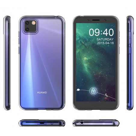 Funda Silicona Gel TPU Transparente para Huawei Y5p