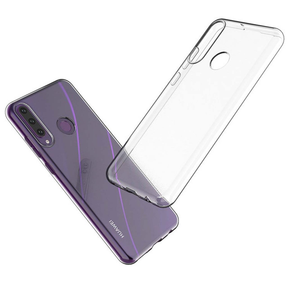 Funda Silicona Gel TPU Transparente para Huawei Y6p