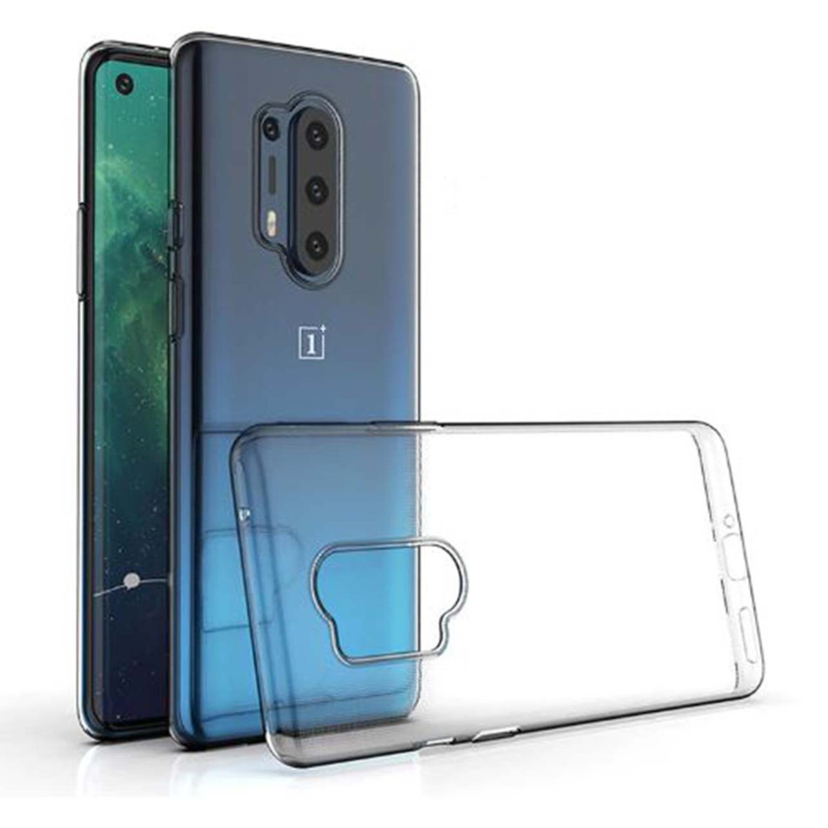 Funda Silicona Gel TPU Transparente para OnePlus 8 Pro