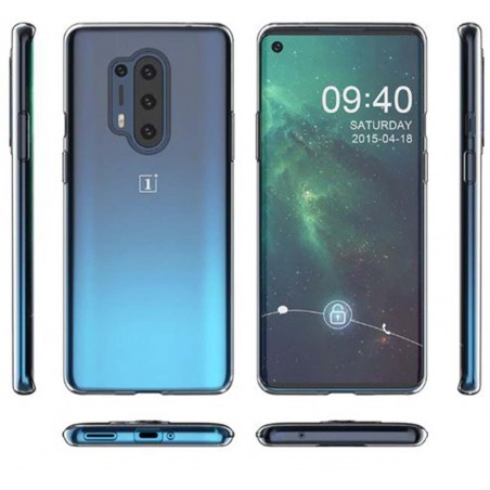 Funda Silicona Gel TPU Transparente para OnePlus 8 Pro