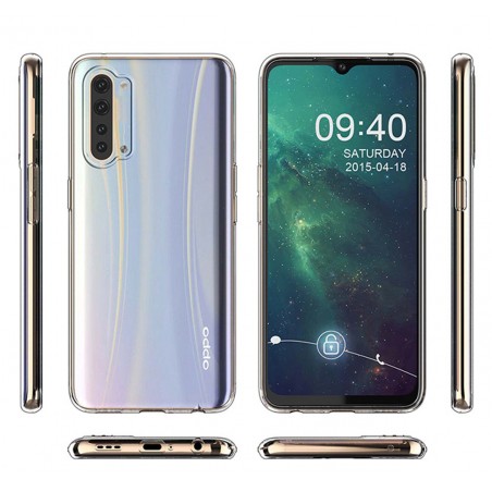 Funda Silicona Gel TPU Transparente para Oppo Find X2 Lite