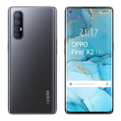 Funda Silicona Gel TPU Transparente para Oppo Find X2 Neo