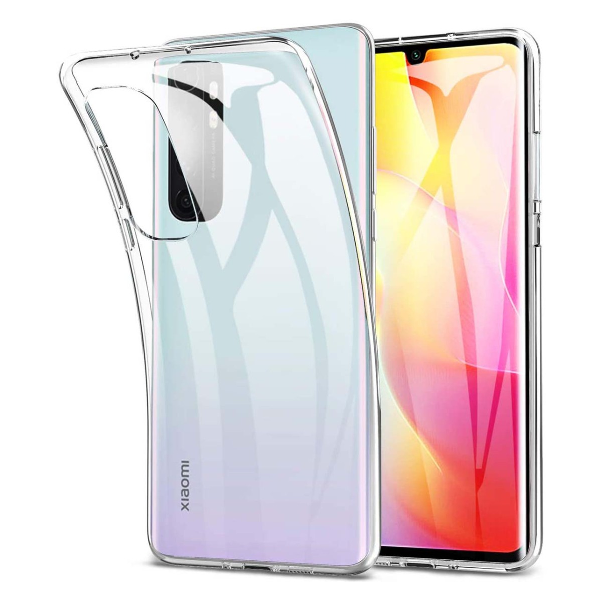 Funda Silicona Gel TPU Transparente para Xiaomi Mi Note 10 Lite