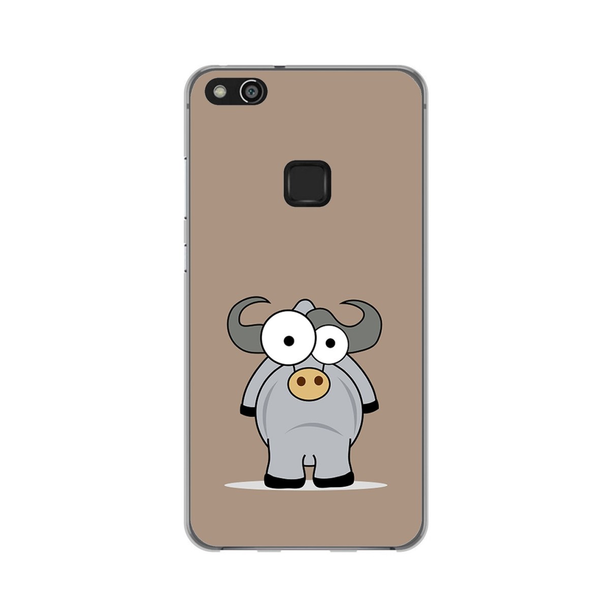 Funda Gel Tpu para Huawei P10 Lite Diseño Toro Dibujos