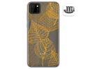 Funda Gel Transparente para Huawei Y5p diseño Hojas Dibujos