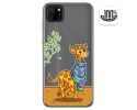 Funda Gel Transparente para Huawei Y5p diseño Jirafa Dibujos