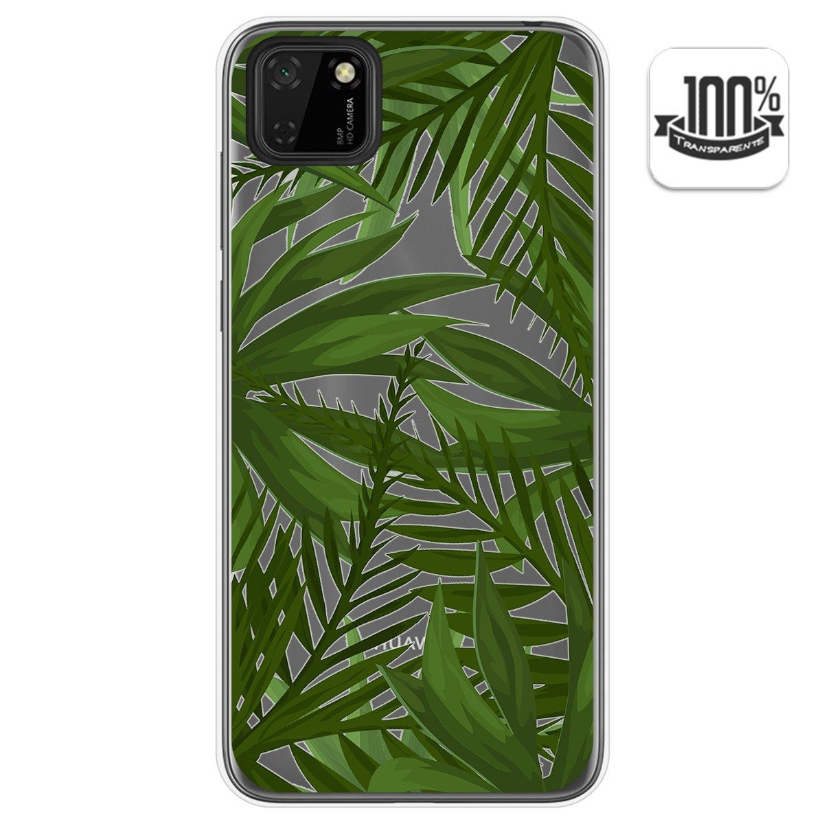 Funda Gel Transparente para Huawei Y5p diseño Jungla Dibujos