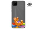 Funda Gel Transparente para Huawei Y5p diseño Leopardo Dibujos
