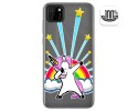 Funda Gel Transparente para Huawei Y5p diseño Unicornio Dibujos