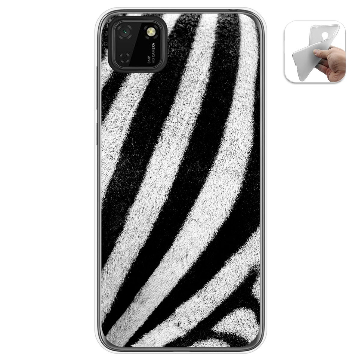 Funda Gel Tpu para Huawei Y5p diseño Animal 02 Dibujos