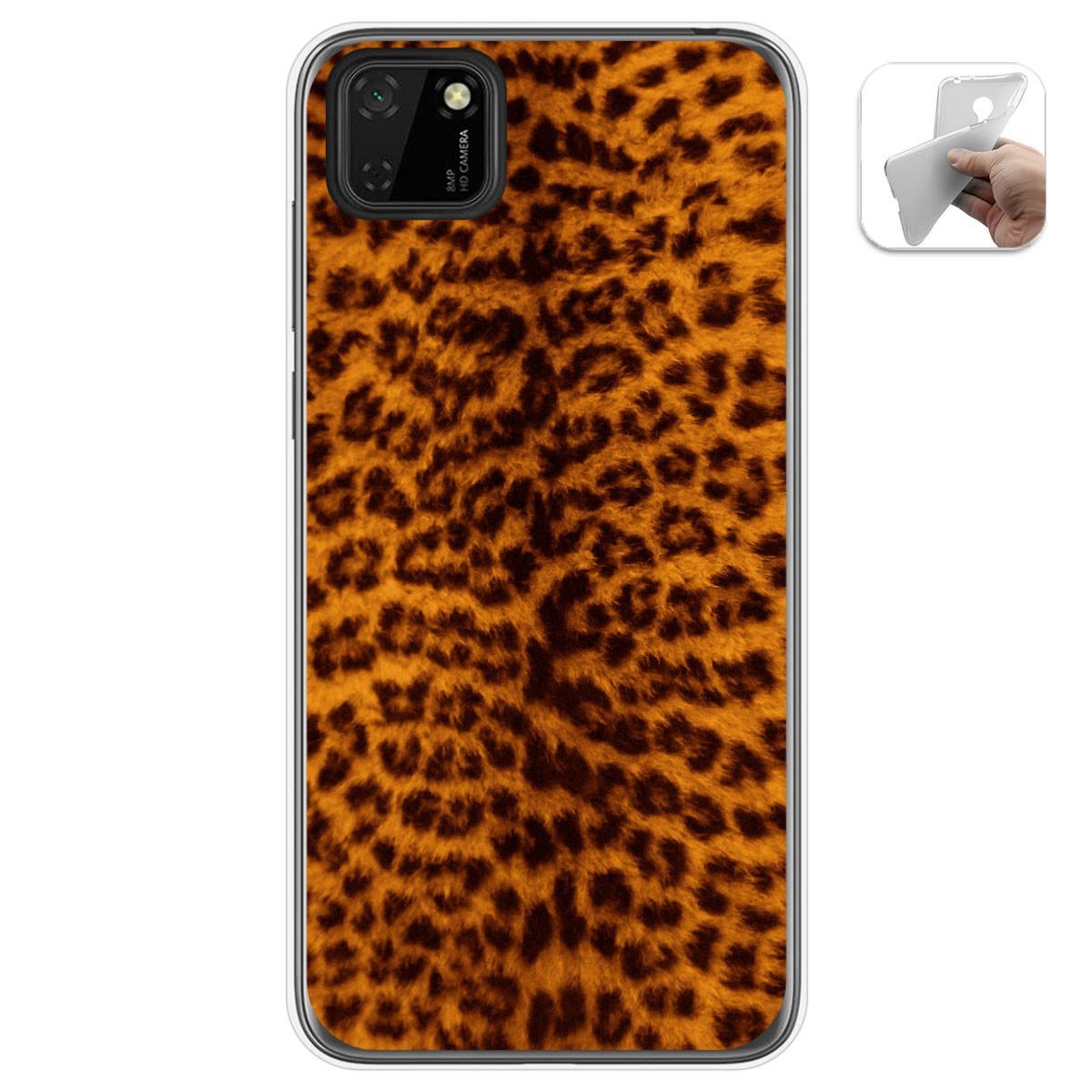 Funda Gel Tpu para Huawei Y5p diseño Animal 03 Dibujos