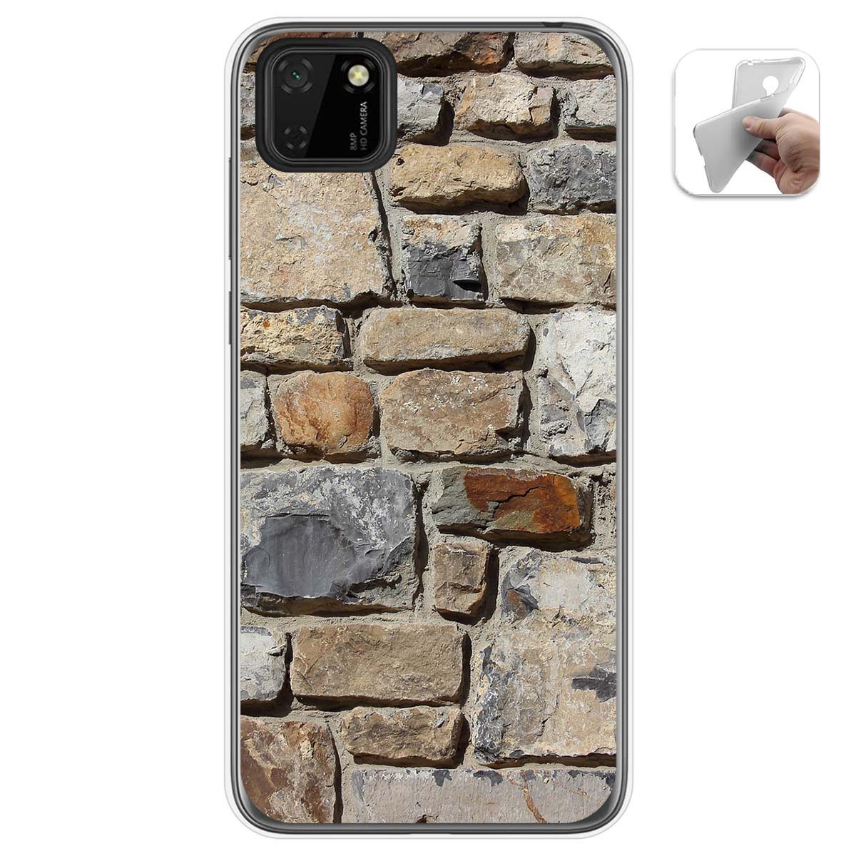 Funda Gel Tpu para Huawei Y5p diseño Ladrillo 03 Dibujos
