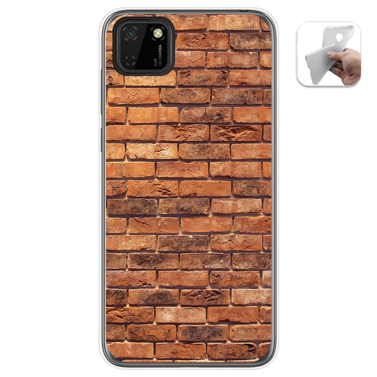 Funda Gel Tpu para Huawei Y5p diseño Ladrillo 04 Dibujos