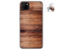 Funda Gel Tpu para Huawei Y5p diseño Madera 02 Dibujos