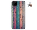 Funda Gel Tpu para Huawei Y5p diseño Madera 10 Dibujos
