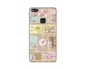 Funda Gel Tpu para Huawei P10 Lite Diseño Sellos Dibujos
