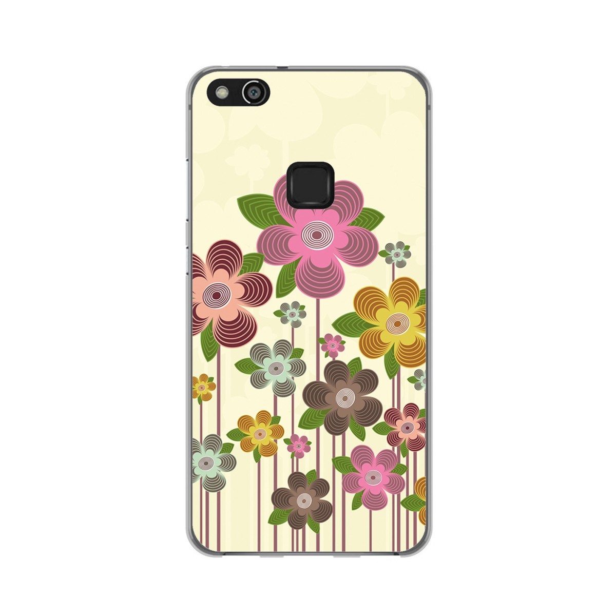 Funda Gel Tpu para Huawei P10 Lite Diseño Primavera En Flor  Dibujos
