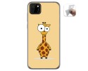 Funda Gel Tpu para Huawei Y5p diseño Jirafa Dibujos