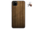 Funda Gel Tpu para Huawei Y5p diseño Madera Dibujos